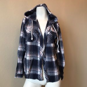 Fleese Plad button down